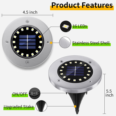 NFESOLAR easy-install solar lights with quick setup