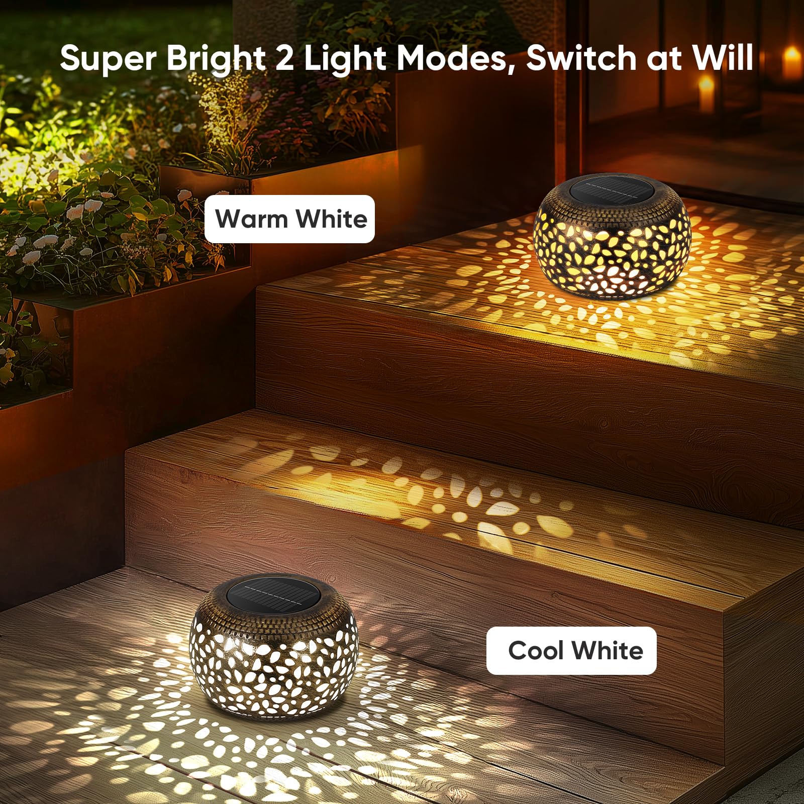 NFEVER lanterns work on tabletops or the ground for flexible placement.