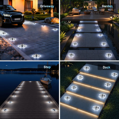 Nibuuecer auto dusk-to-dawn light ensures hands-free night visibility.