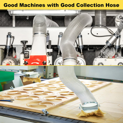 Nicalas durable dust collection hose supports high-demand shop tasks.