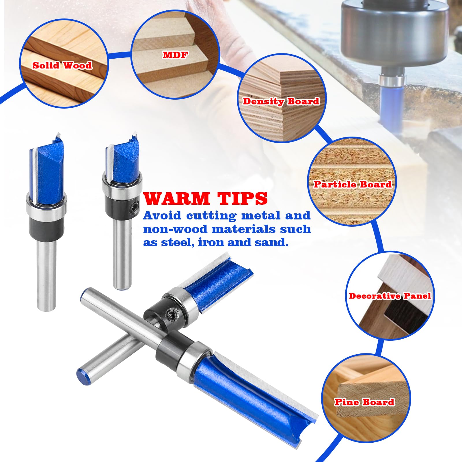 NICAVKIT ball-bearing guides ensure smooth operation for clean edges.