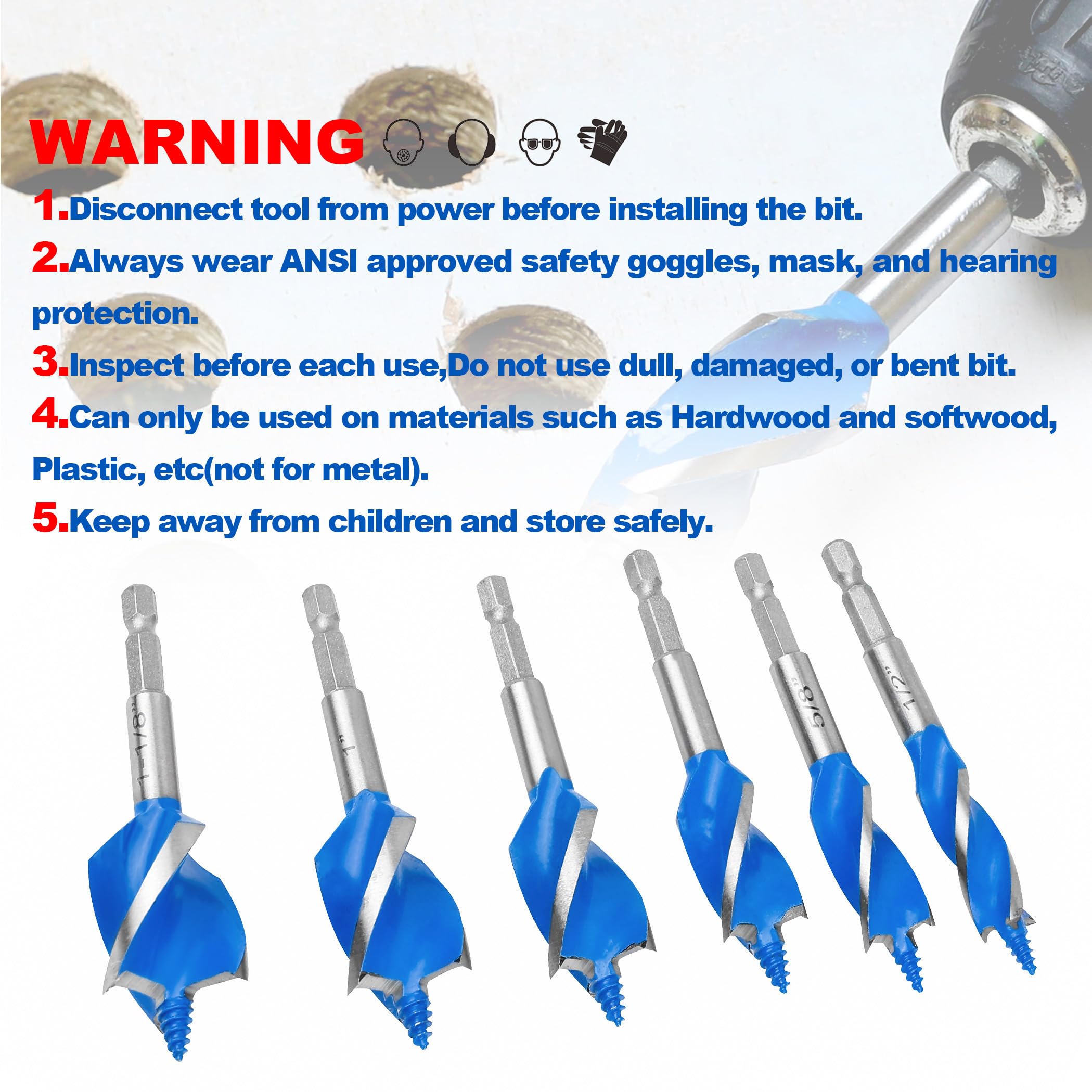 NICAVKIT hex shank quick-change 1/4 inch for secure chuck engagement
