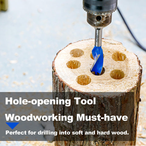 NICAVKIT 7/8 inch auger bit powers quick drilling for dowels and pipe fits