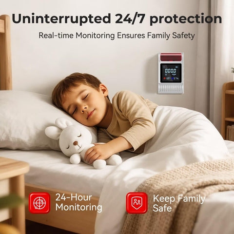 Nicbee 5-in-1 with battery backup slot for outage protection.