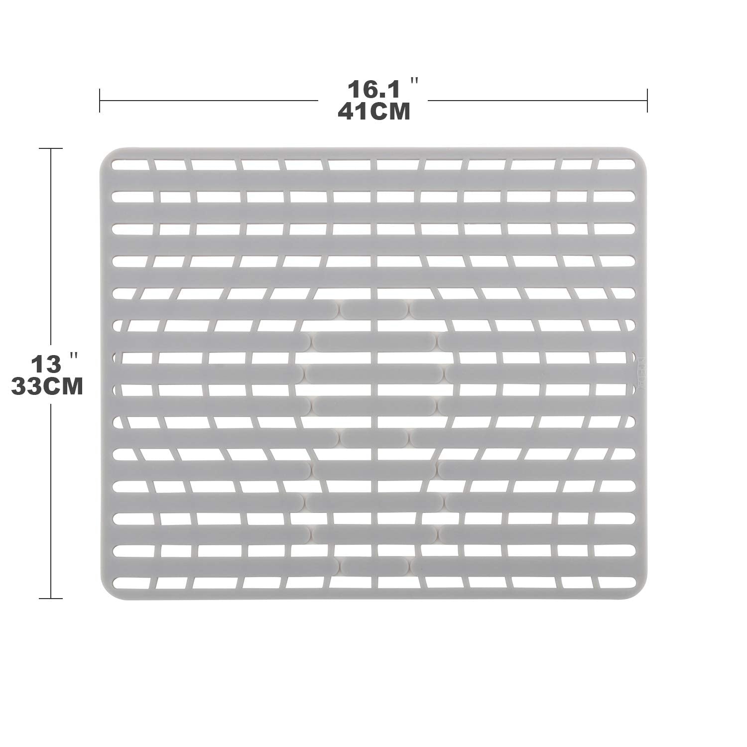 Nice Day PVC-free silicone mat provides eco-friendly kitchen protection.