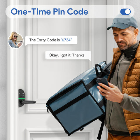 Nice Digi keypad lock powered by four AA batteries with long life.