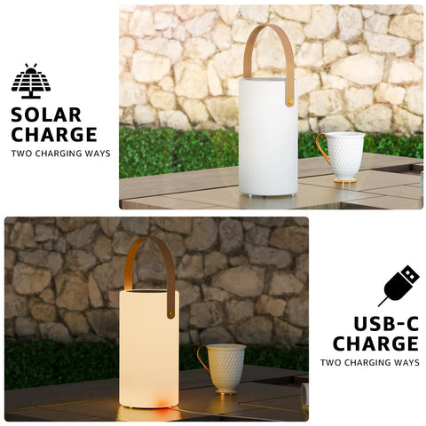 NiceBuy lantern with RGB color mode for festive outdoor lighting.
