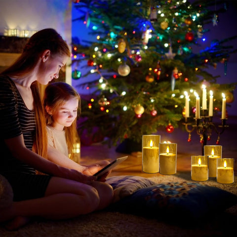 NICEME five-piece candle kit suitable for Christmas Thanksgiving and New Year decor.