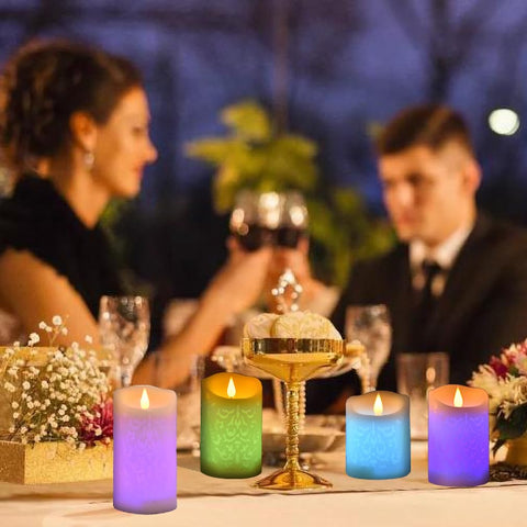 NICEME 18-key remote for color and timing control of candles