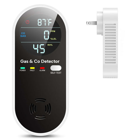 NICGOL 4-in-1 detector front view for easy mounting and quick alerts.