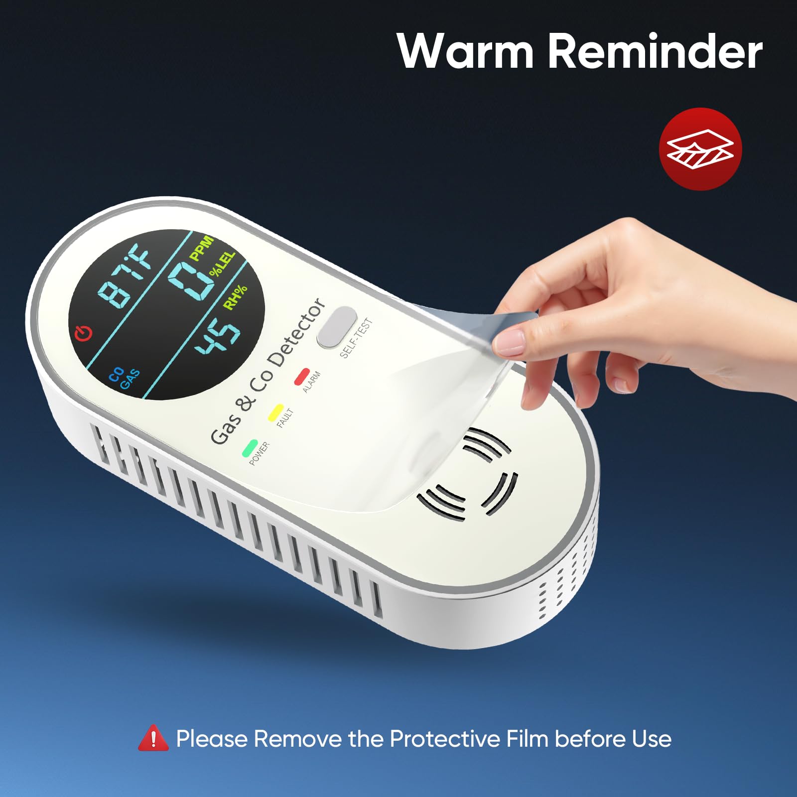 NICGOL 4-in-1 detector compact size suitable for RVs and hotel rooms