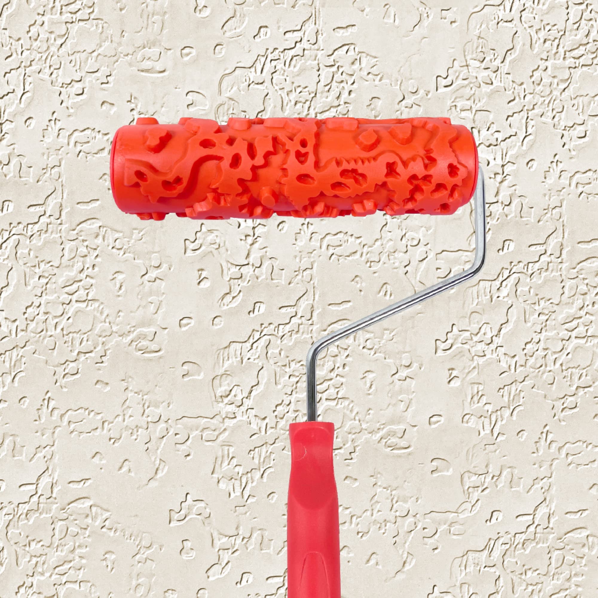 Nichiyo 7'' texture roller pattern print for walls adds tactile depth and visual interest.