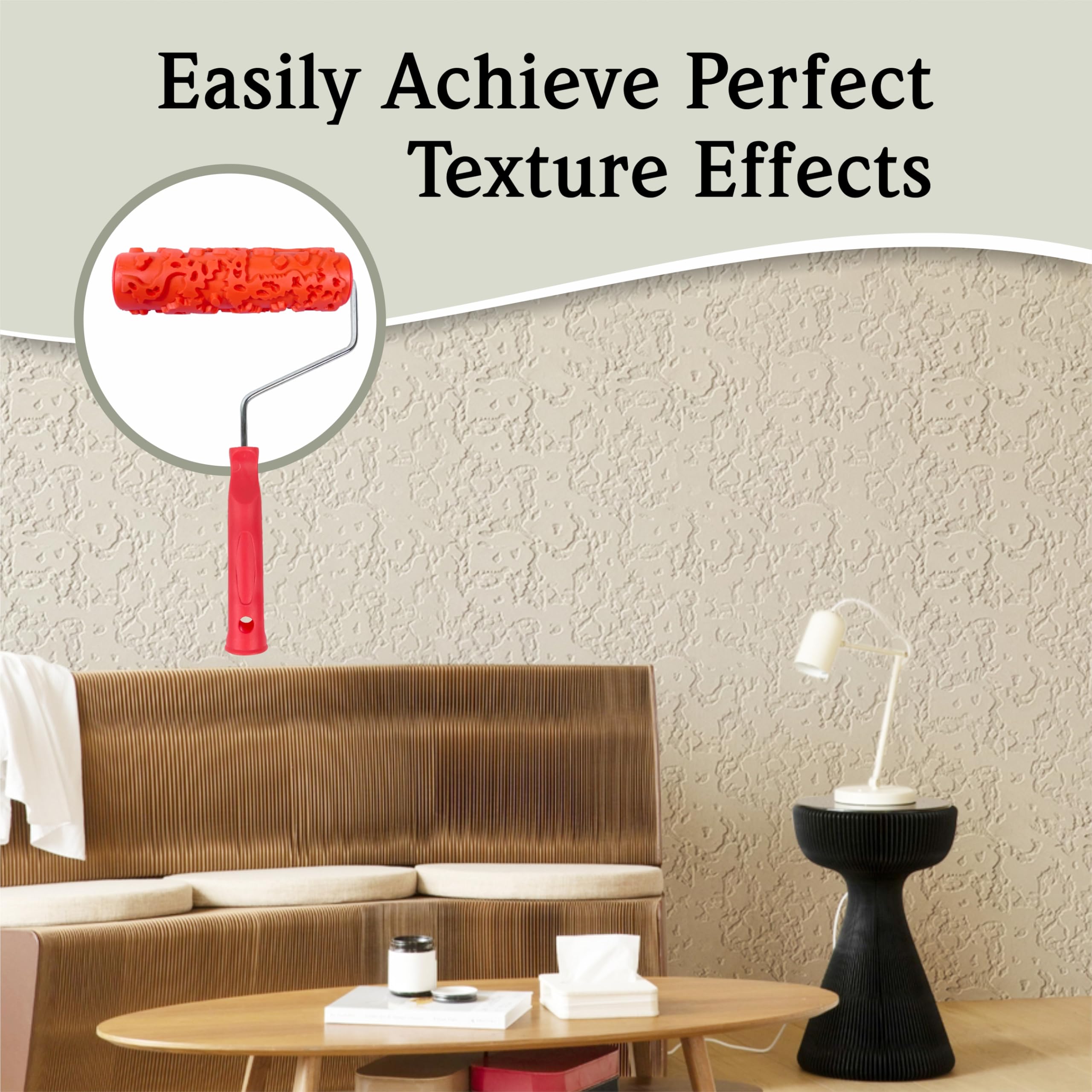 Nichiyo texture roller kit supports negative imprinting for creative DIY projects.