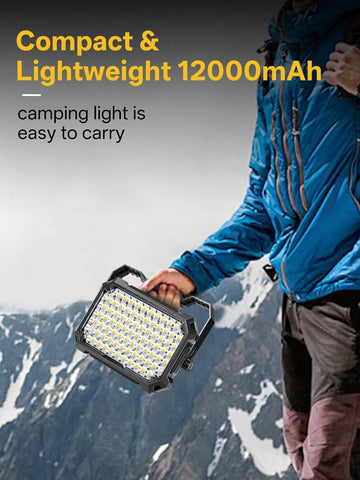 NICKLUC LED work light red emergency flash mode for safety