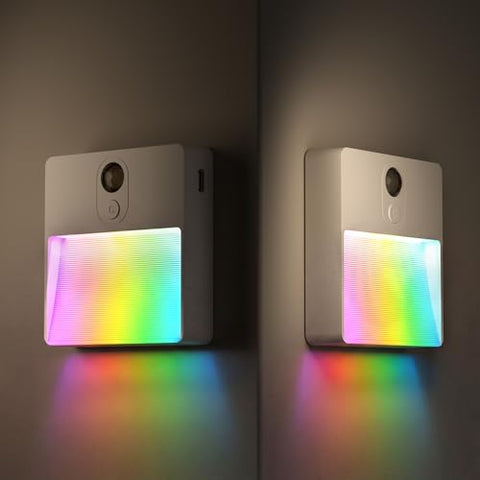 NICKLUC rechargeable night light with USB-C for quick top-ups.