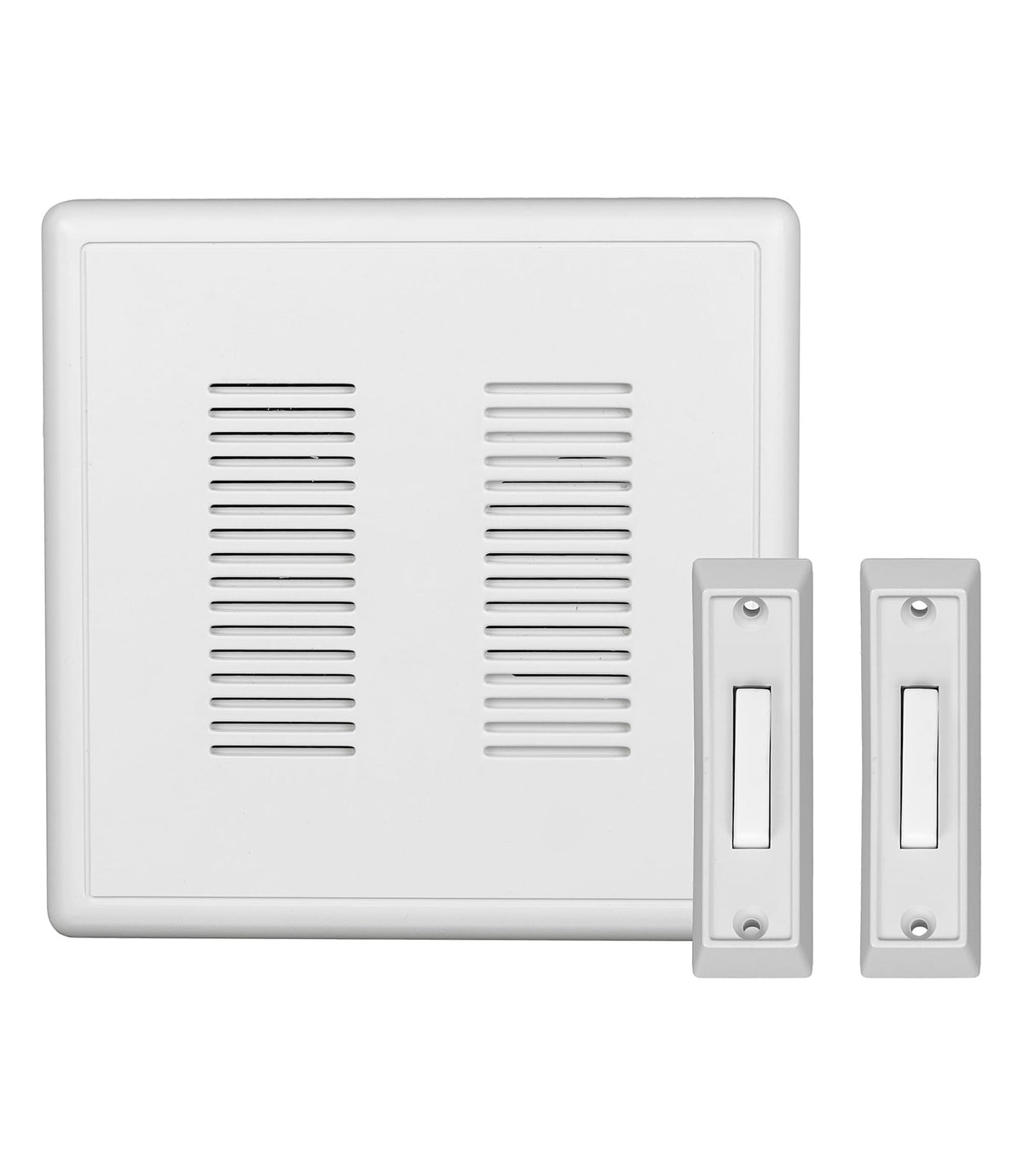 Nicor PrimeChime Plus 2 front button white with bright illumination for easy visibility