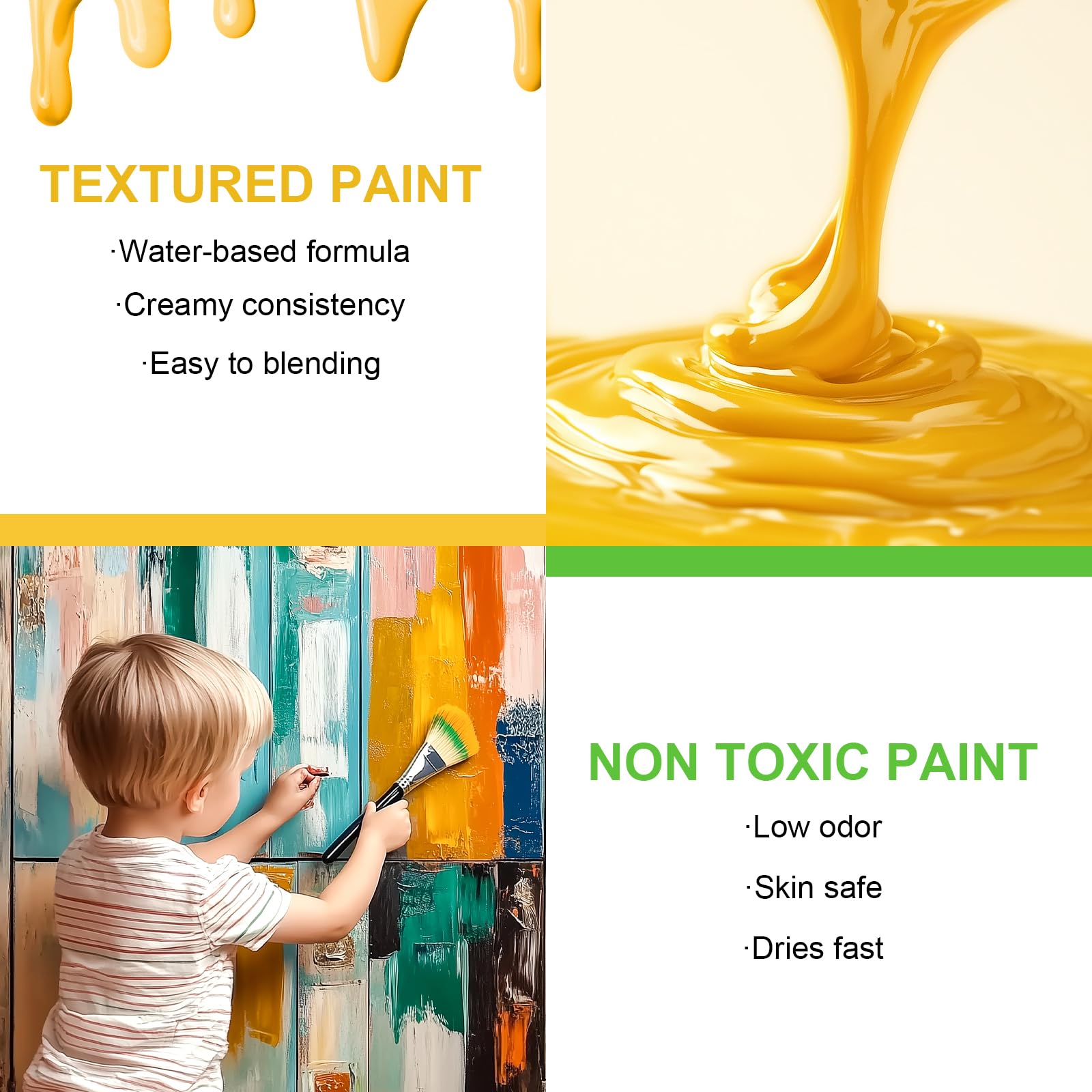Nicpro DIY furniture refurbishment demo highlights smooth coverage and texture.