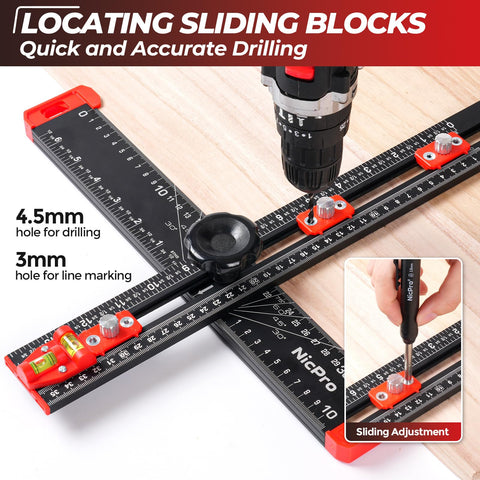Nicpro long-nib marker pens provide high-visibility marks in multiple colors.