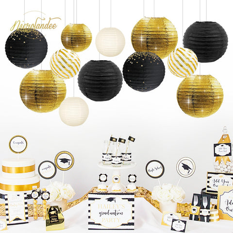 Nicrolandee hanging lanterns setup for DIY ceiling decor