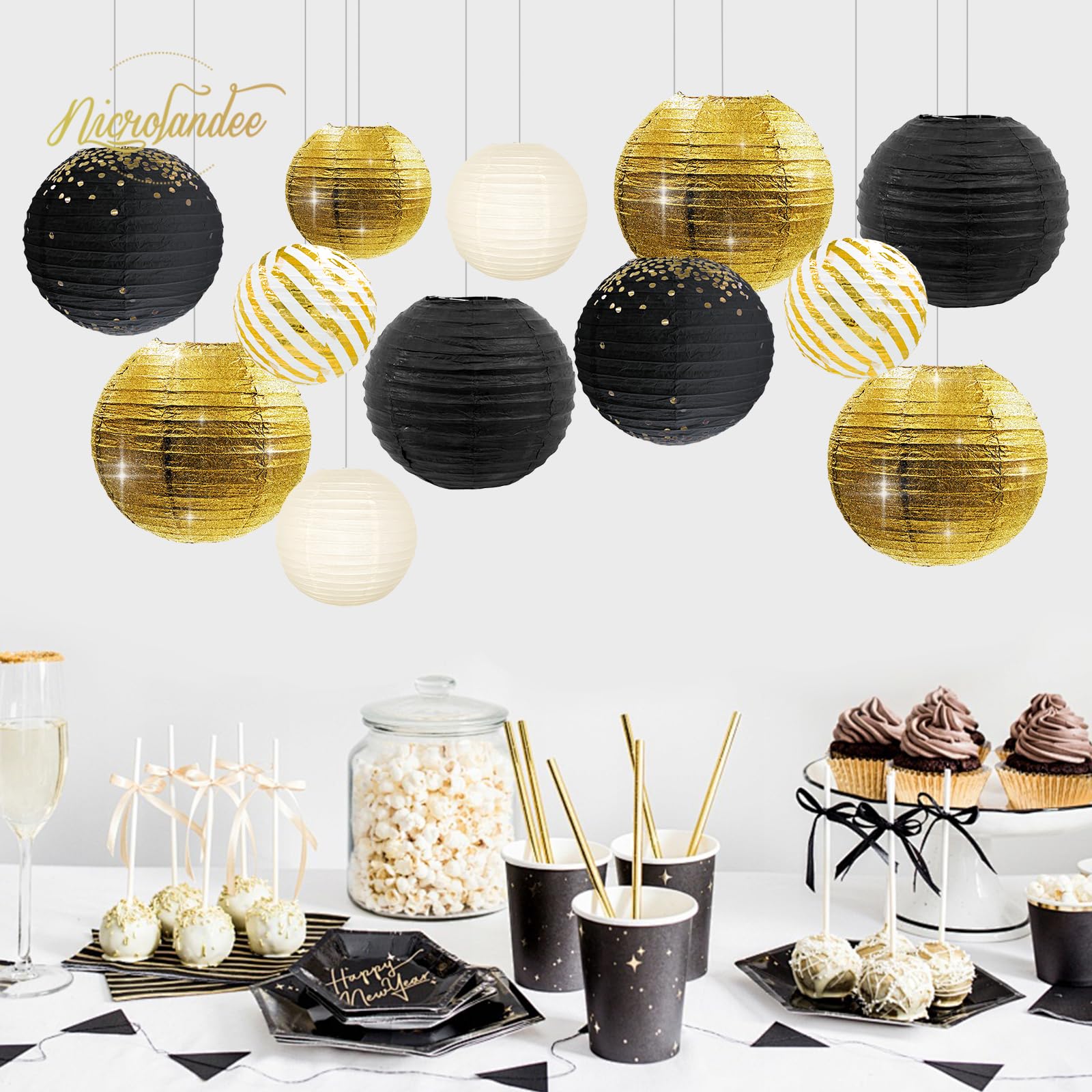Nicrolandee metallic foil close-up highlights shimmering finish