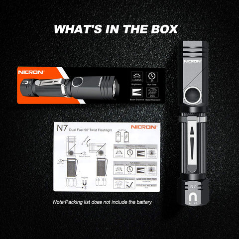 NICRON N7 packaging includes guide and reliable 12-month support
