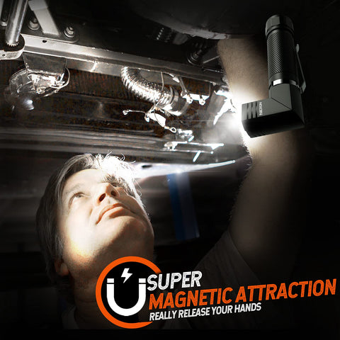 NICRON N9 flashlight 1000 lumens beam provides bright outdoor visibility