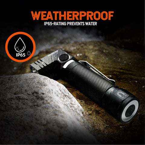 NICRON N9 flashlight offers multiple modes, including strobe and SOS for emergencies