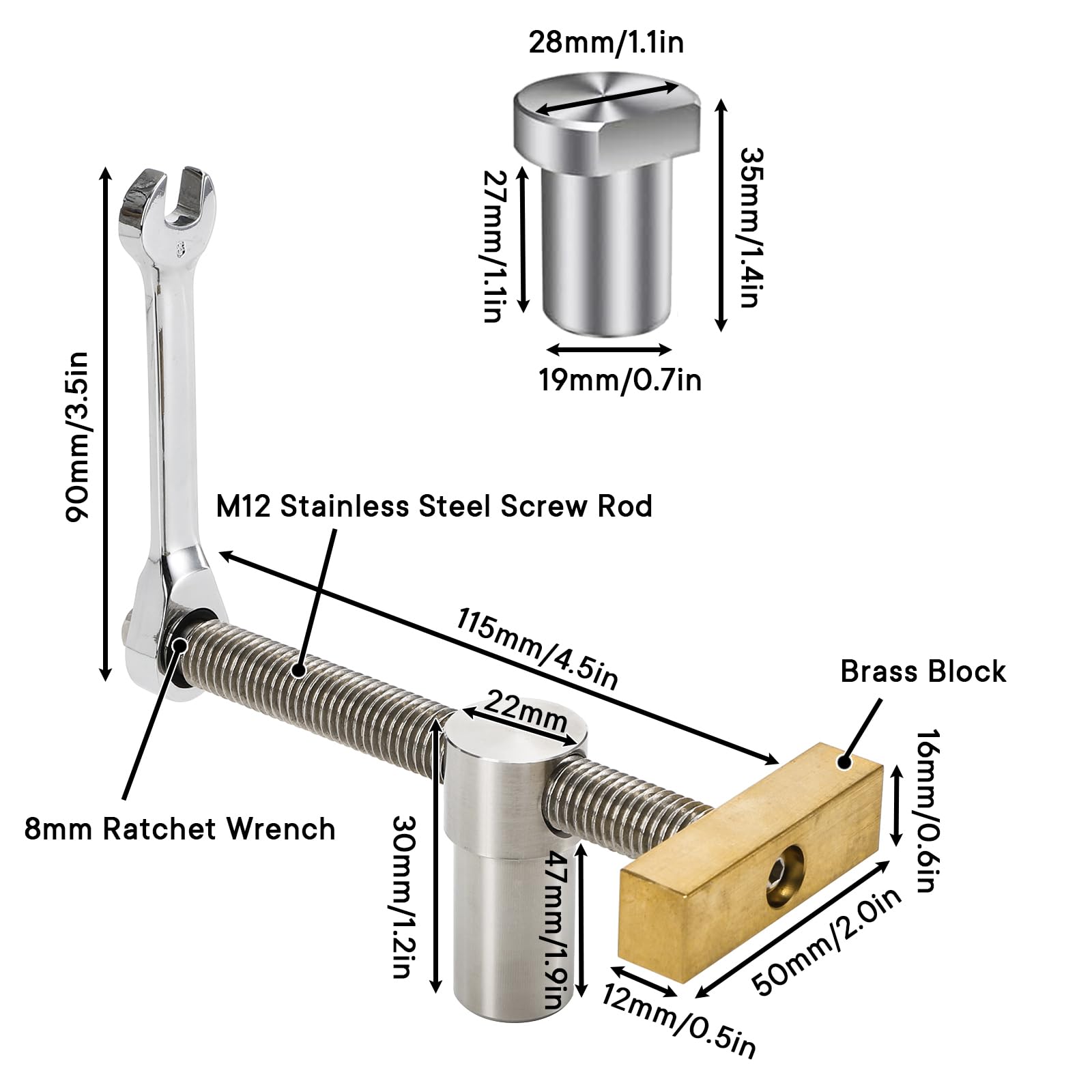 Nicunom four-pack bench dogs aligned for precise routing and cutting.