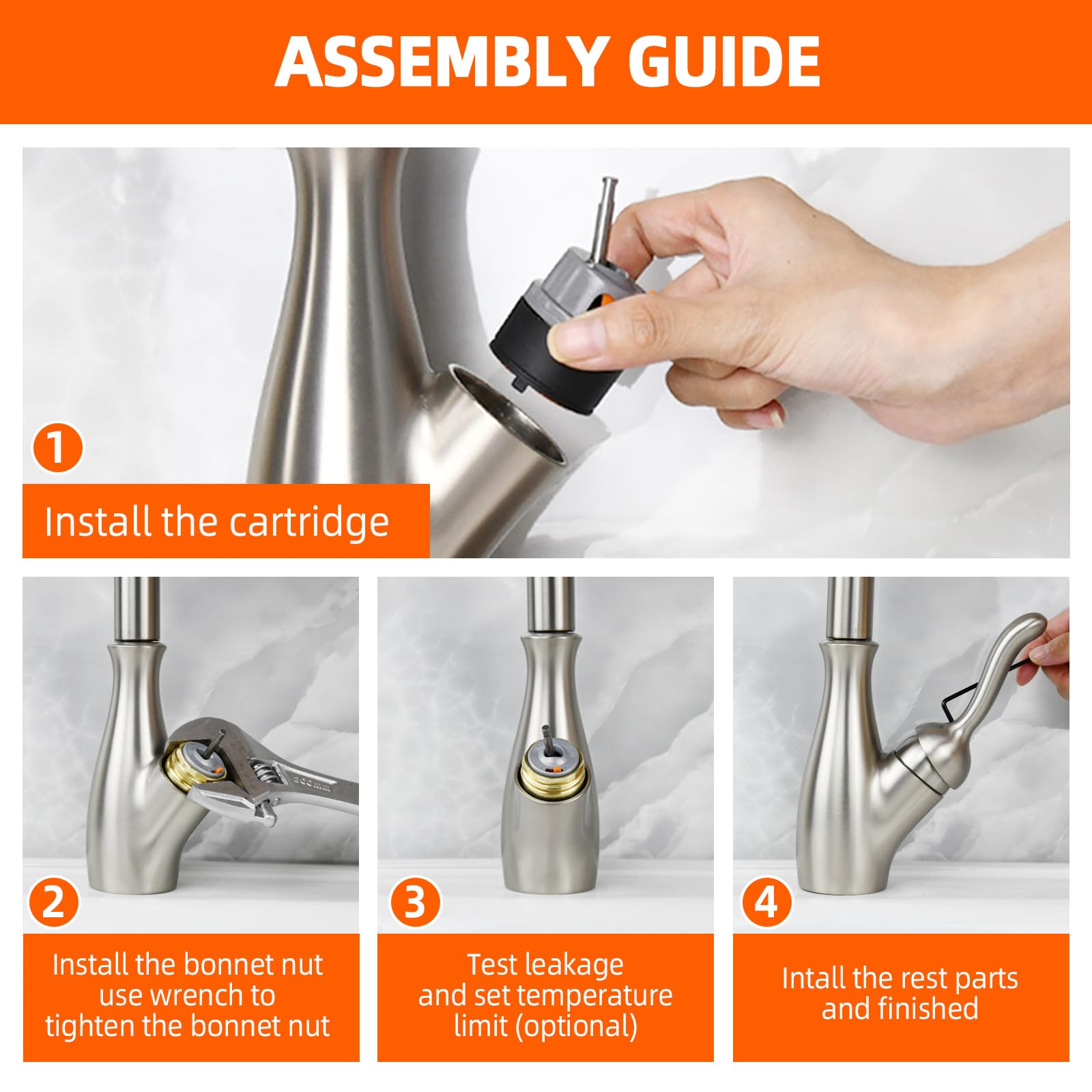 NIDIOCIP DST single-handle faucet compatibility diagram