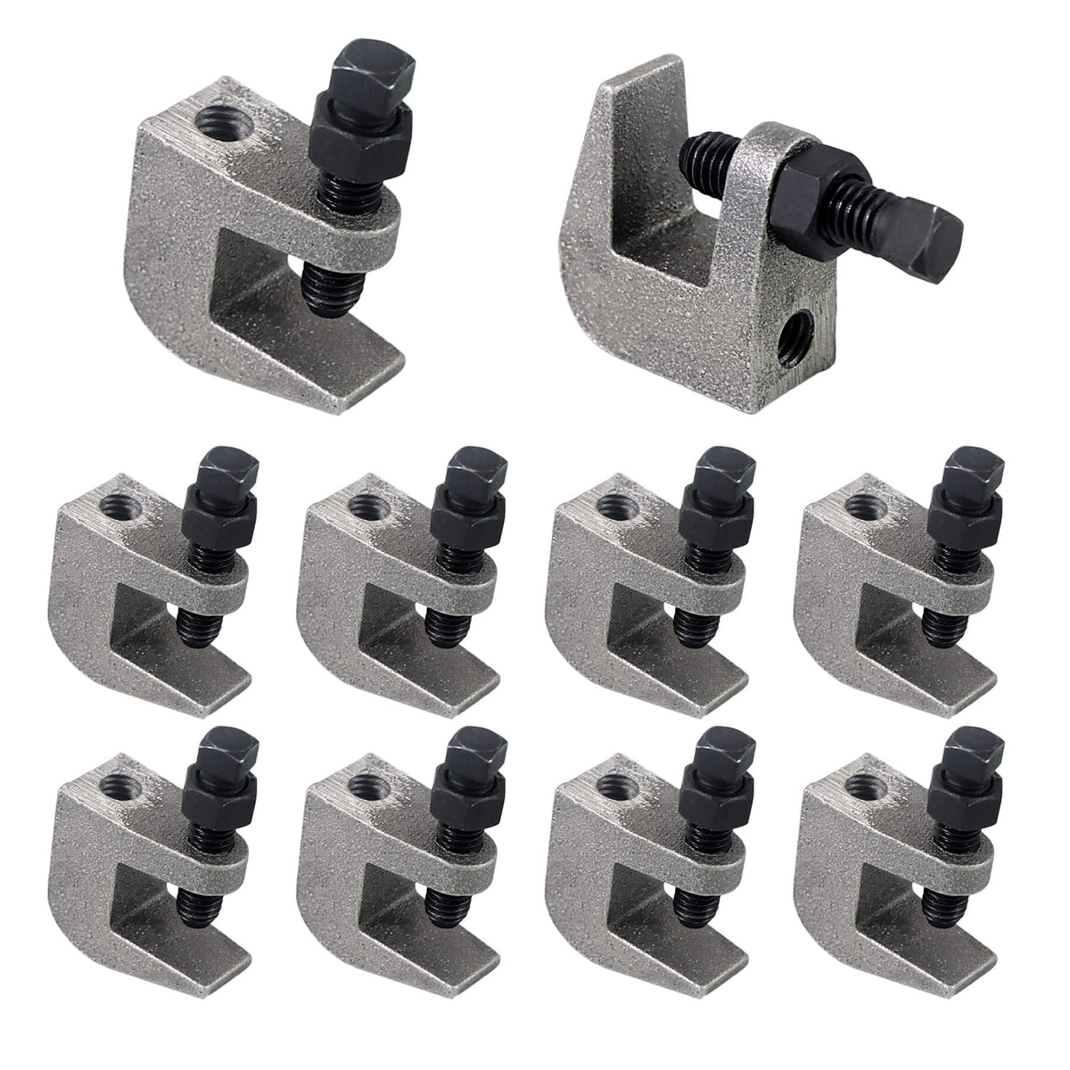 NIDAYE beam clamp with UNC 3/8-16 rod fitting for secure beam attachments.