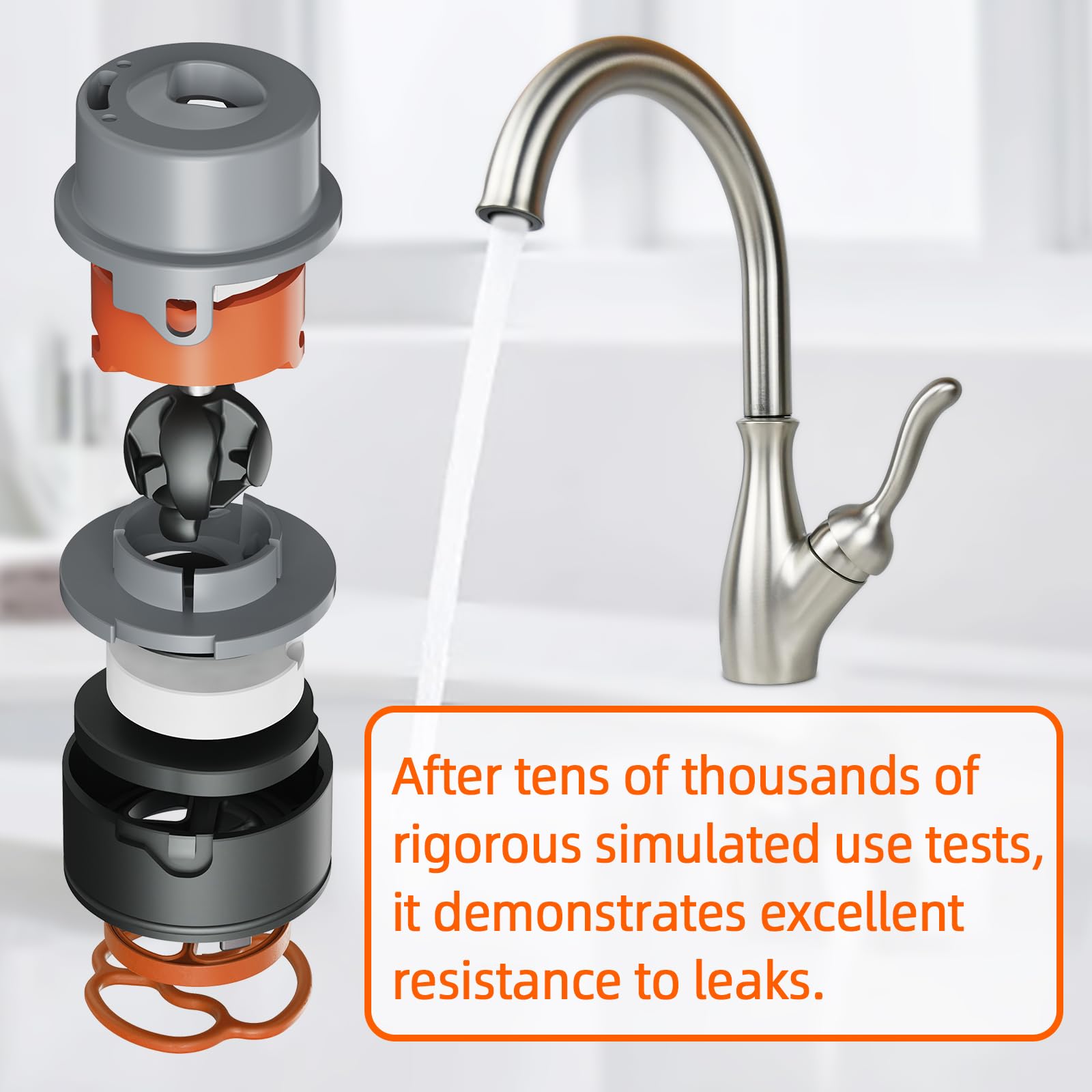 NIDIOCIP RP50587 ceramic core delivers durable, long-lasting faucet performance.