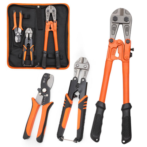 NIKI MOTORSPORTS 14-inch heavy-duty bolt cutter cutting bolts and chains