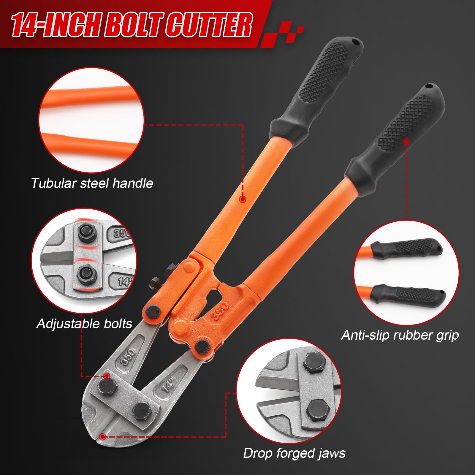 NIKI MOTORSPORTS 8-inch mini bolt cutter designed for tight spaces