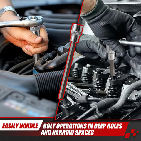 NIKI MOTORSPORTS organized dustproof case keeps sockets ready for quick repairs.