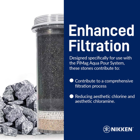 Nikken PiMag stones assist simple maintenance for home filtration routines