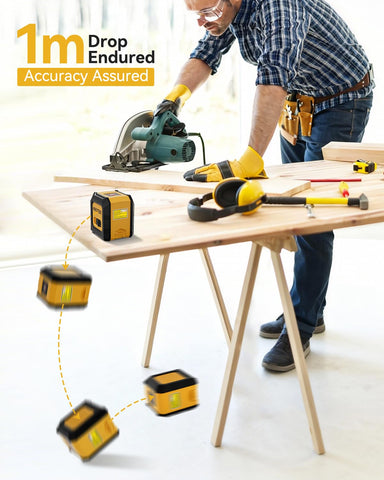 Nikotek laser level self-leveling within 3.5 degrees for quick setup