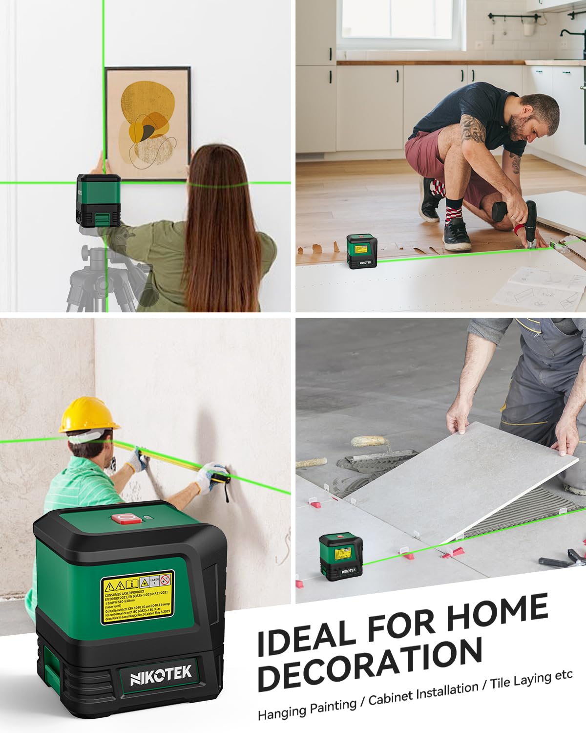 Carry it to job sites for precise level lines