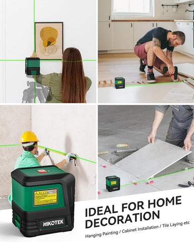 Carry it to job sites for precise level lines
