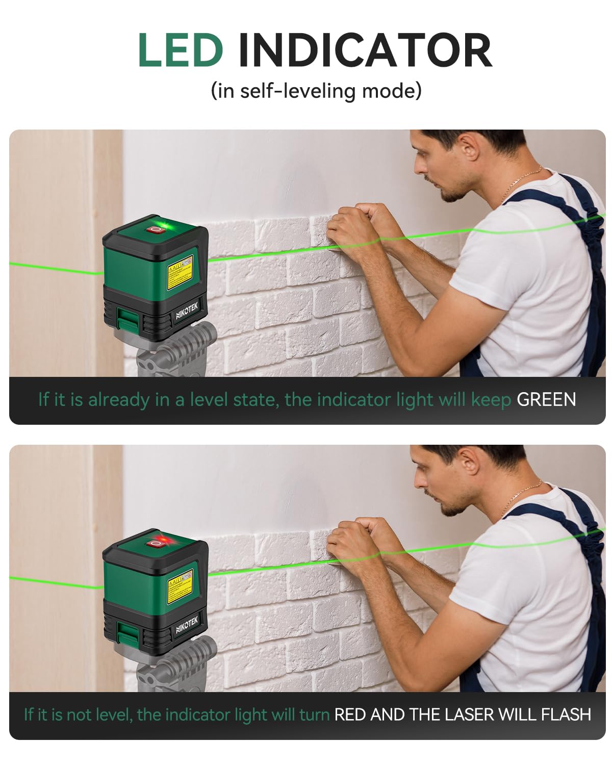 Easy operation with a side slide button for quick setup