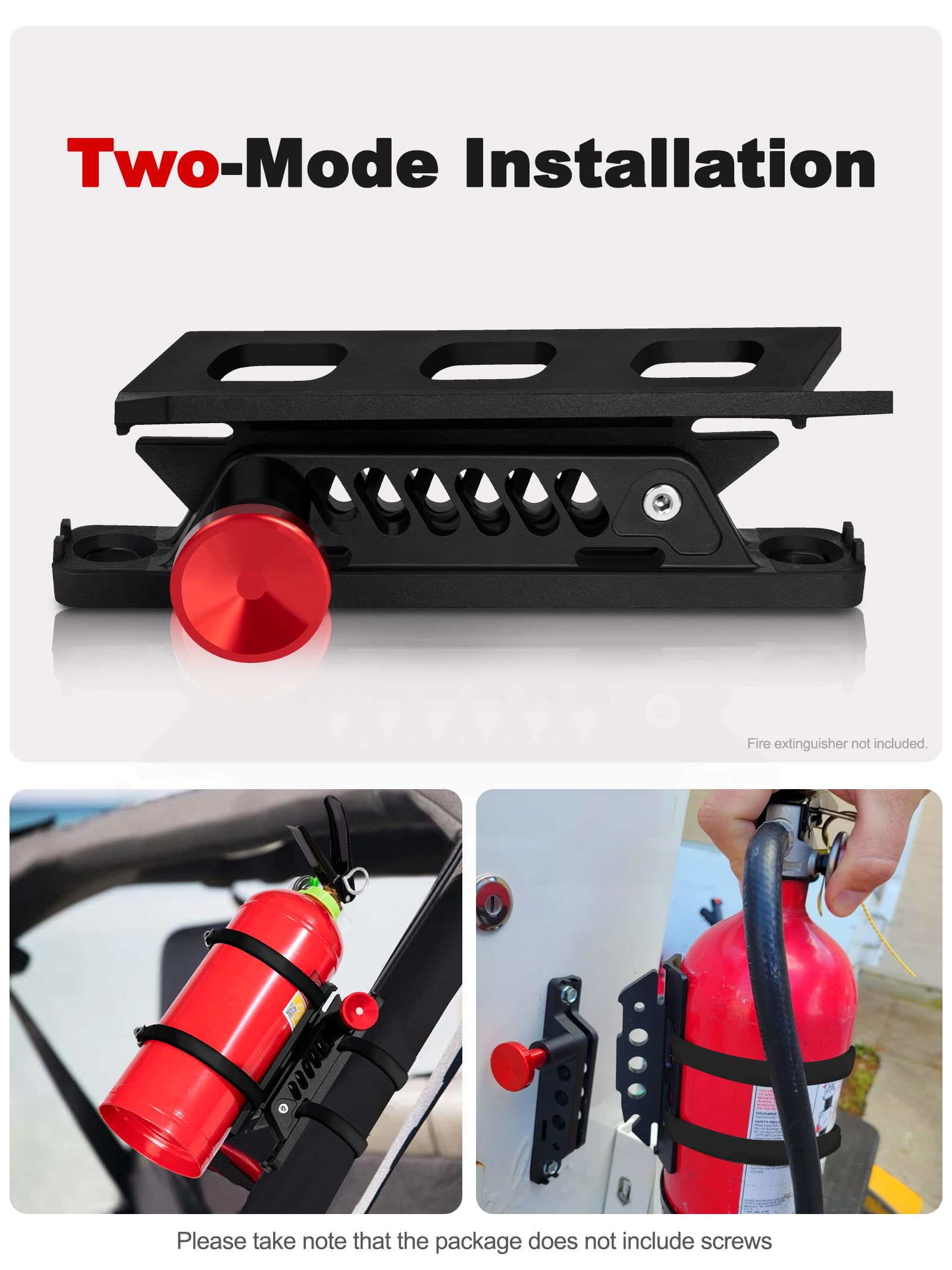 Nilkatss mount for Cam-Am X3, keeps extinguisher within reach