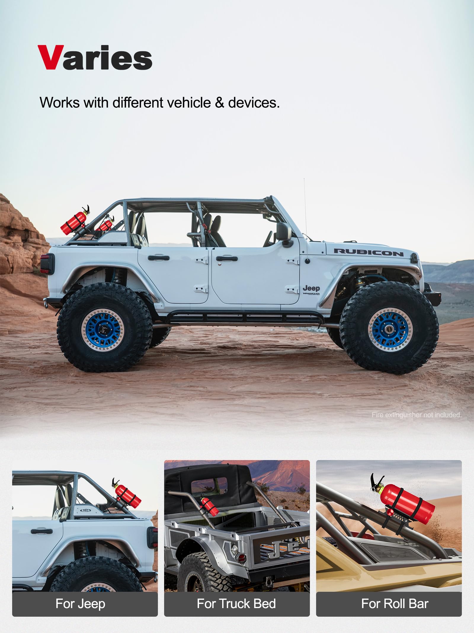 Nilkatss roll-bar mount on Jeep Wrangler JL/JU for easy reach