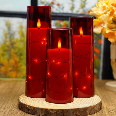 Nimiko battery-operated candles offer flexible placement without cords.