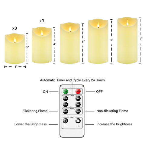 Nimiko candles glow warmly for cozy indoor settings.