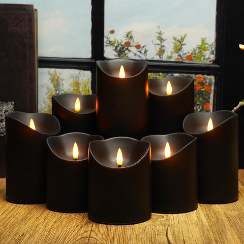 Nimiko candle set packaging with included manuals and remotes.