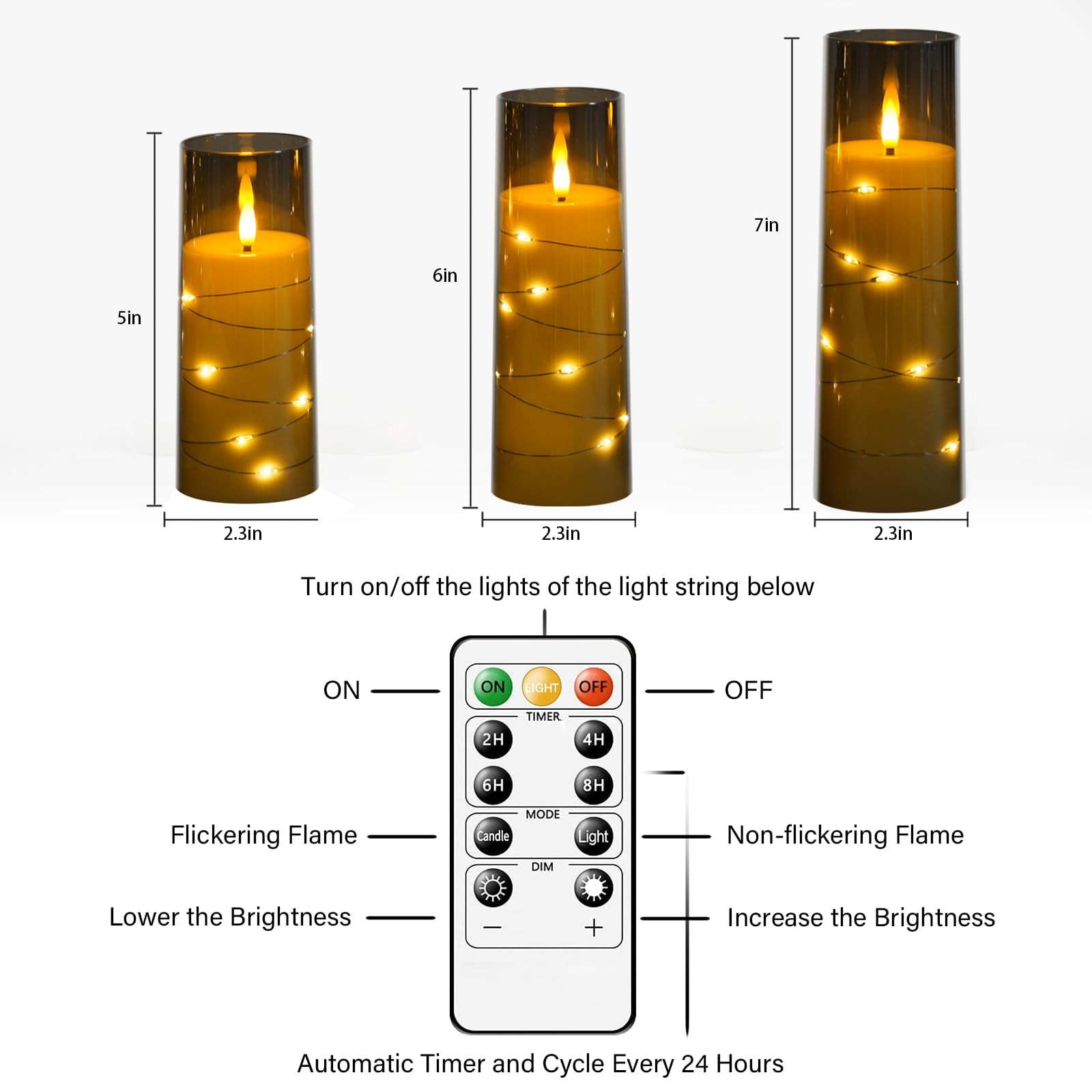 Nimiko battery-operated candles offering flexible placement without outlets