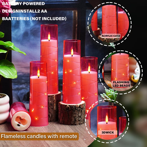 Nine-piece Nimiko set offers varied heights for dynamic centerpieces.