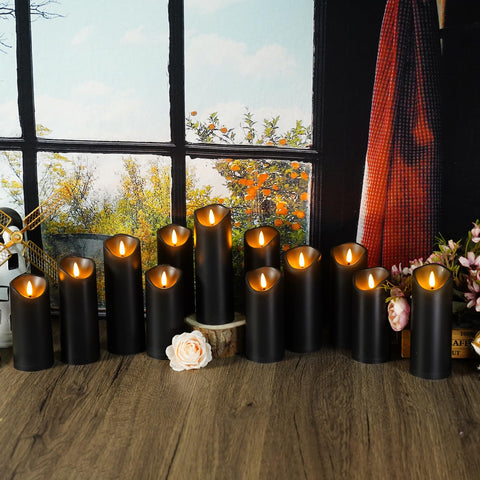 Nimiko candles in varied heights for dynamic interior displays