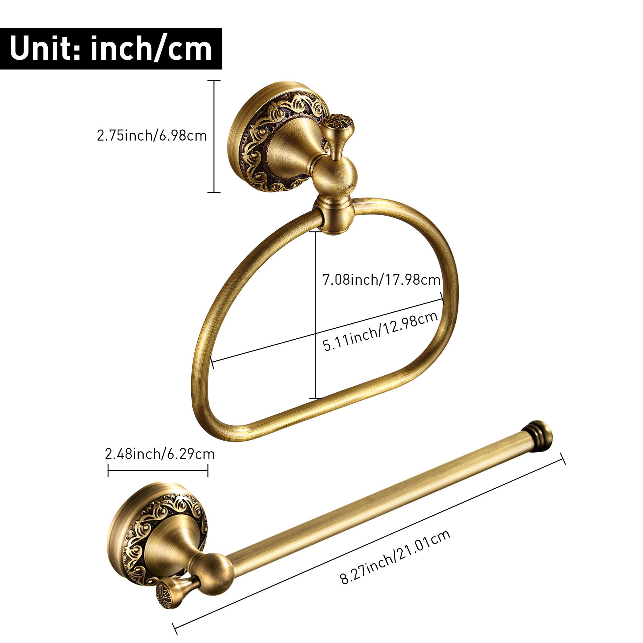 Elegant NIMURY bathroom accessory that complements traditional and modern décor.