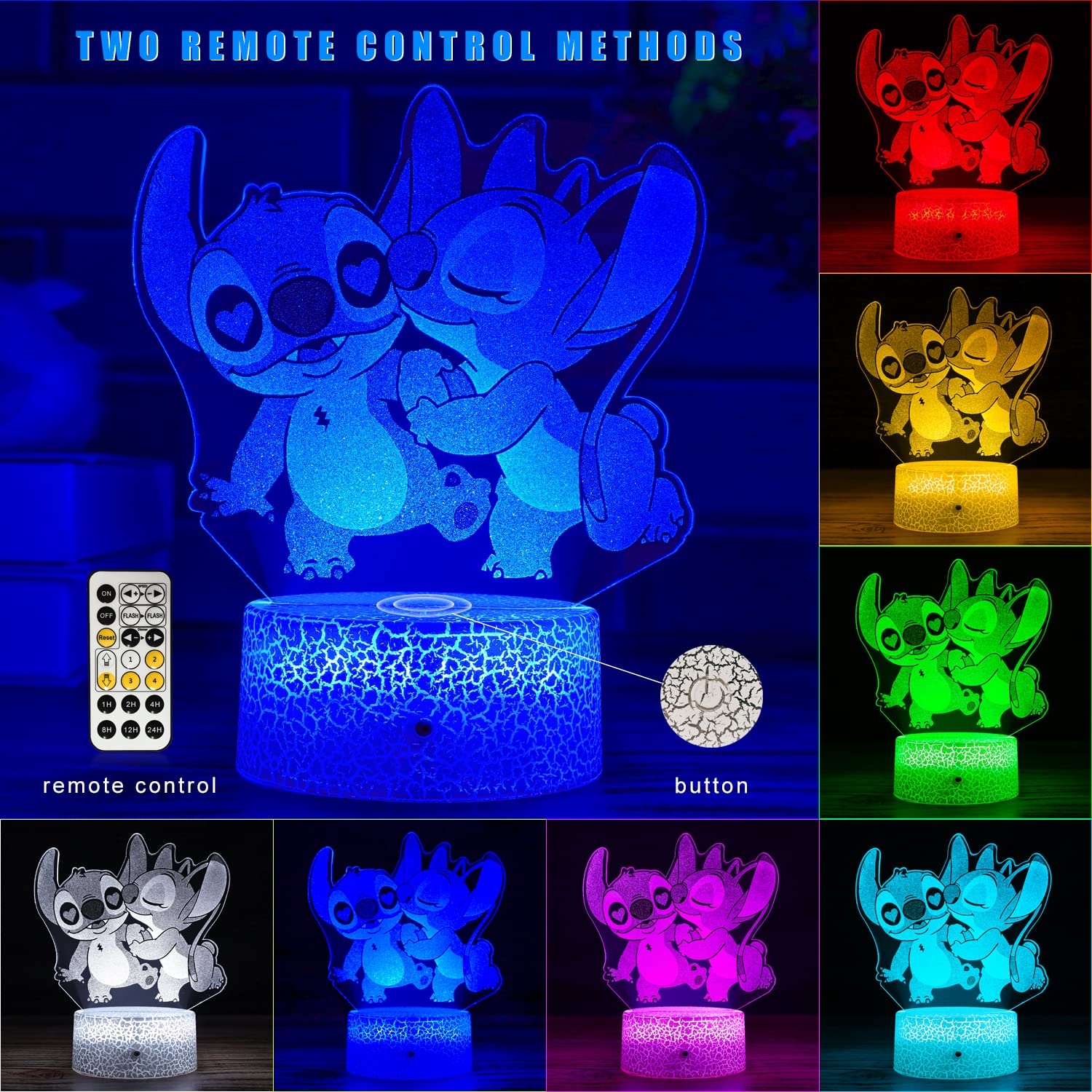 Nine Square Egou lamp powers via batteries or USB for flexible setup.