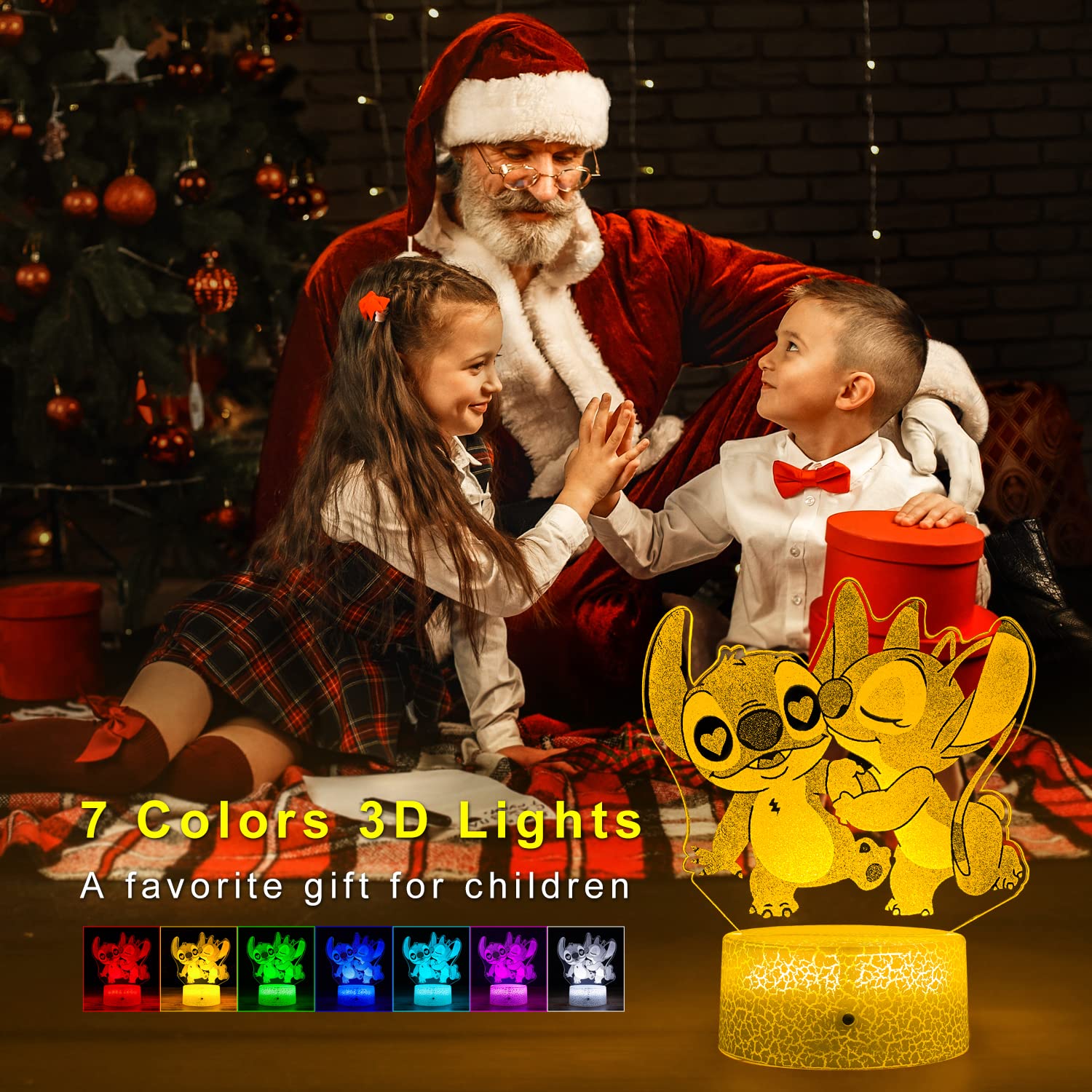 Nine Square Egou bedroom decor lamp adds soft ambience for kids' rooms.